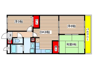 エスポワ－ル八事の物件間取画像